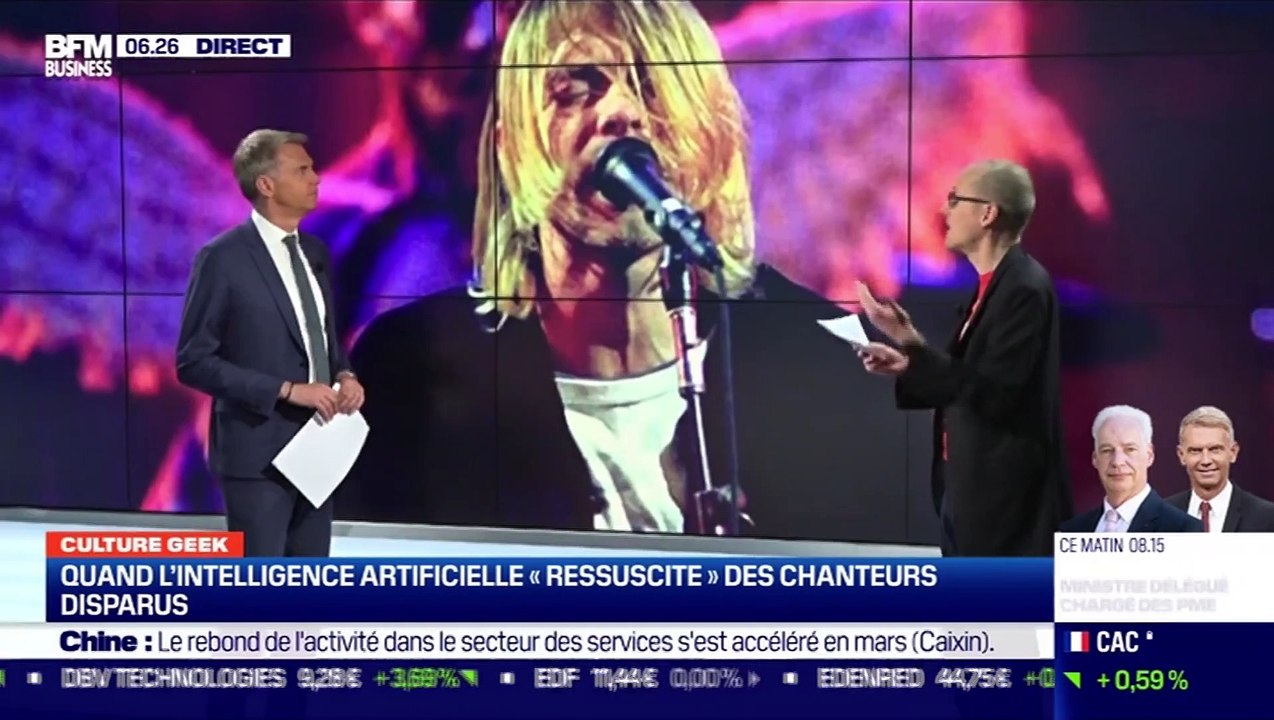 Culture Geek : Quand l'intelligence artificielle "ressuscite" des chanteurs disparus, par Anthony Morel - 06/04