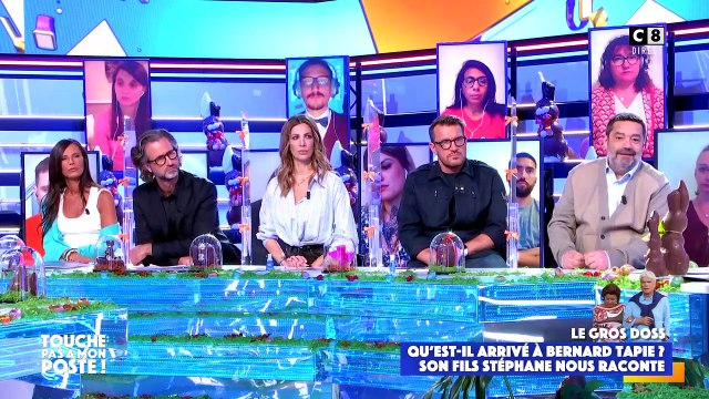 Stéphane Tapie donne des nouvelles de son père Bernard après son agression, dans Touche pas à mon poste.