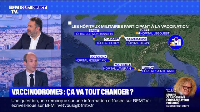 Hervé Grandjean (porte-parole du ministère des Armées): 50.000 Français par semaine seront vaccinés par des militaires