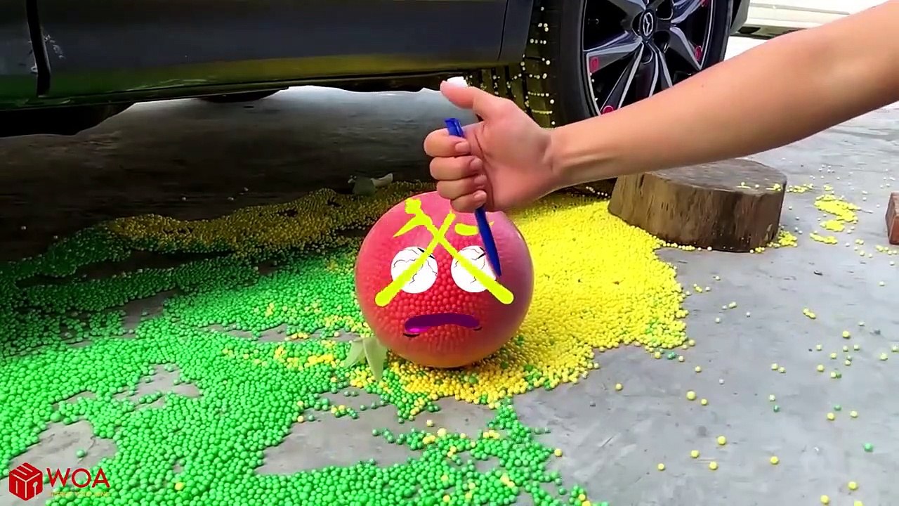 Piggy Gets Blocked under Hot Wheel