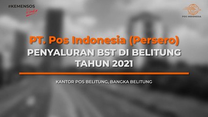 Penyaluran BST Tahap III di Belitung