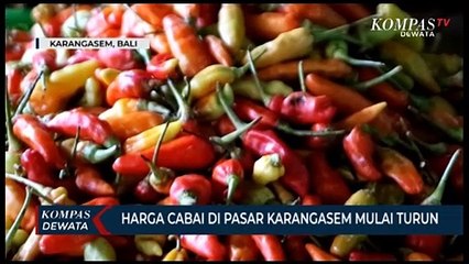 Harga Cabai Di Pasar Karangasem Mulai Turun