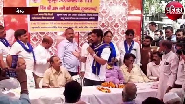 मेरठ पहुंचे भीम आर्मी प्रमुख चंद्रशेखर का भाजपा पर निशाना