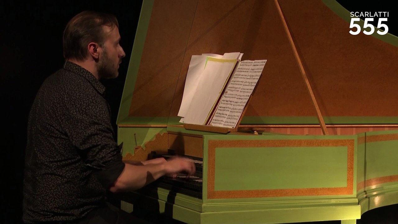 Scarlatti : Sonate pour clavecin en fa mineur K 204b, par Bertrand Cuiller - #Scarlatti555