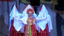 Dance magic show by a Russian woman magician