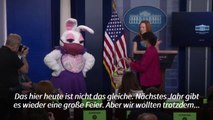 Der Osterhase schaut im Weißen Haus vorbei