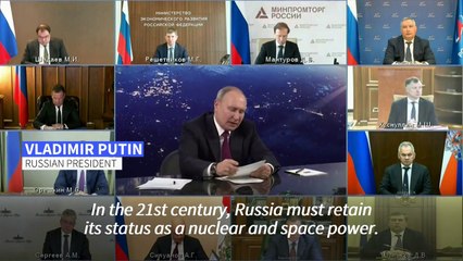 Russia must remain 'space power' in 21st century says President Putin