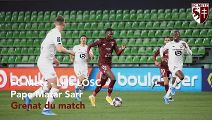 Metz - Lille, Pape Matar Sarr Grenat du match !