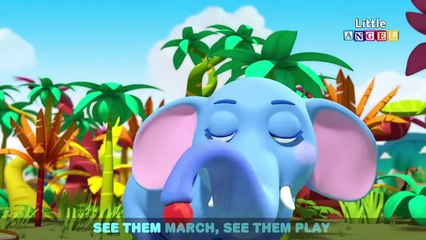 Zoo Song | Fun With Animals | Nursery Rhymes By Little Angel