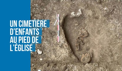 Un cimetière d’enfants au pied de l’église