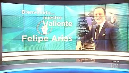 Entre lágrimas, Felipe Arias regresó a Noticias RCN con todos los cuidados