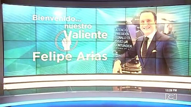 Entre lágrimas, Felipe Arias regresó a Noticias RCN con todos los cuidados
