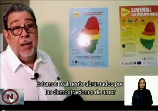 San Vicente y las Granadinas agradece apoyo de la CELAC tras erupción del volcán La Soufriere