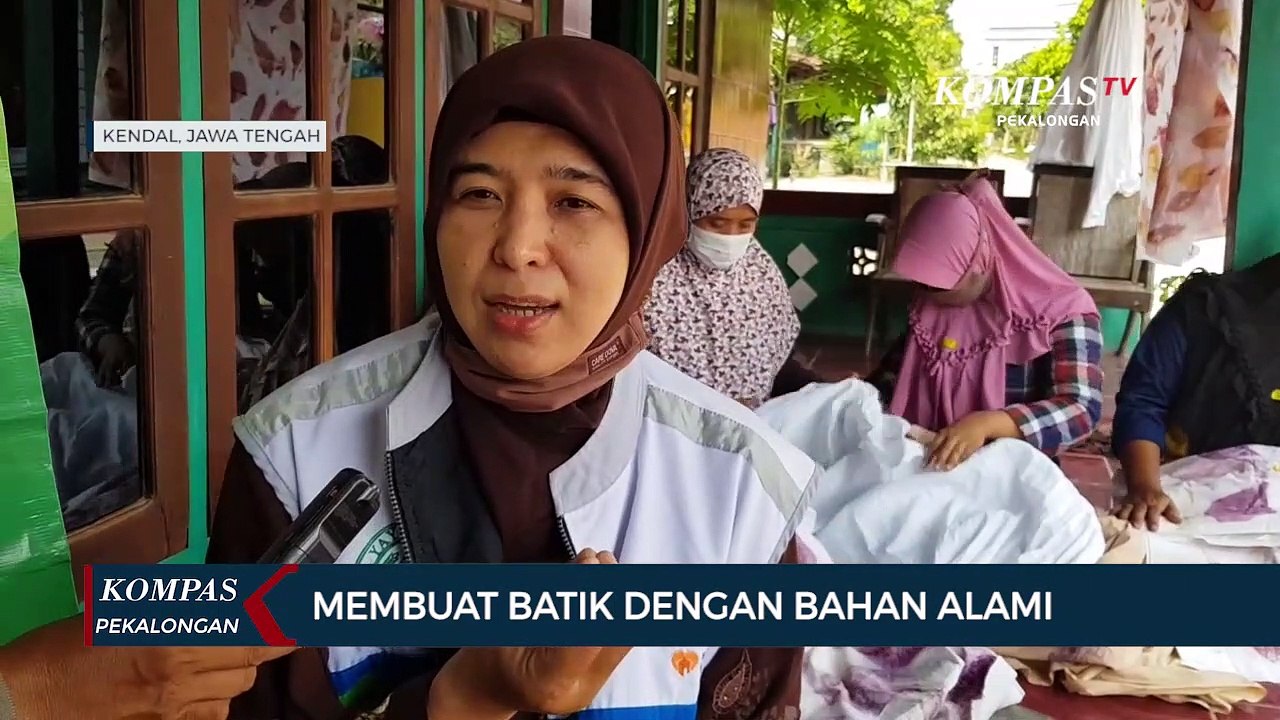 Membuat Batik dengan Memanfaatkan Daun Jati