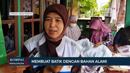 Membuat Batik dengan Memanfaatkan Daun Jati