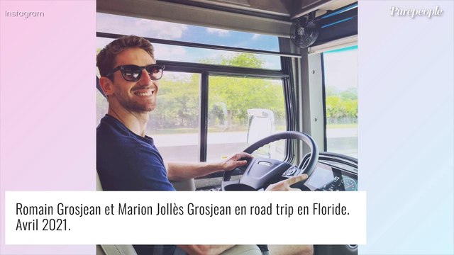 Romain Grosjean et Marion Jolles : road trip en famille, dans un incroyable monstre