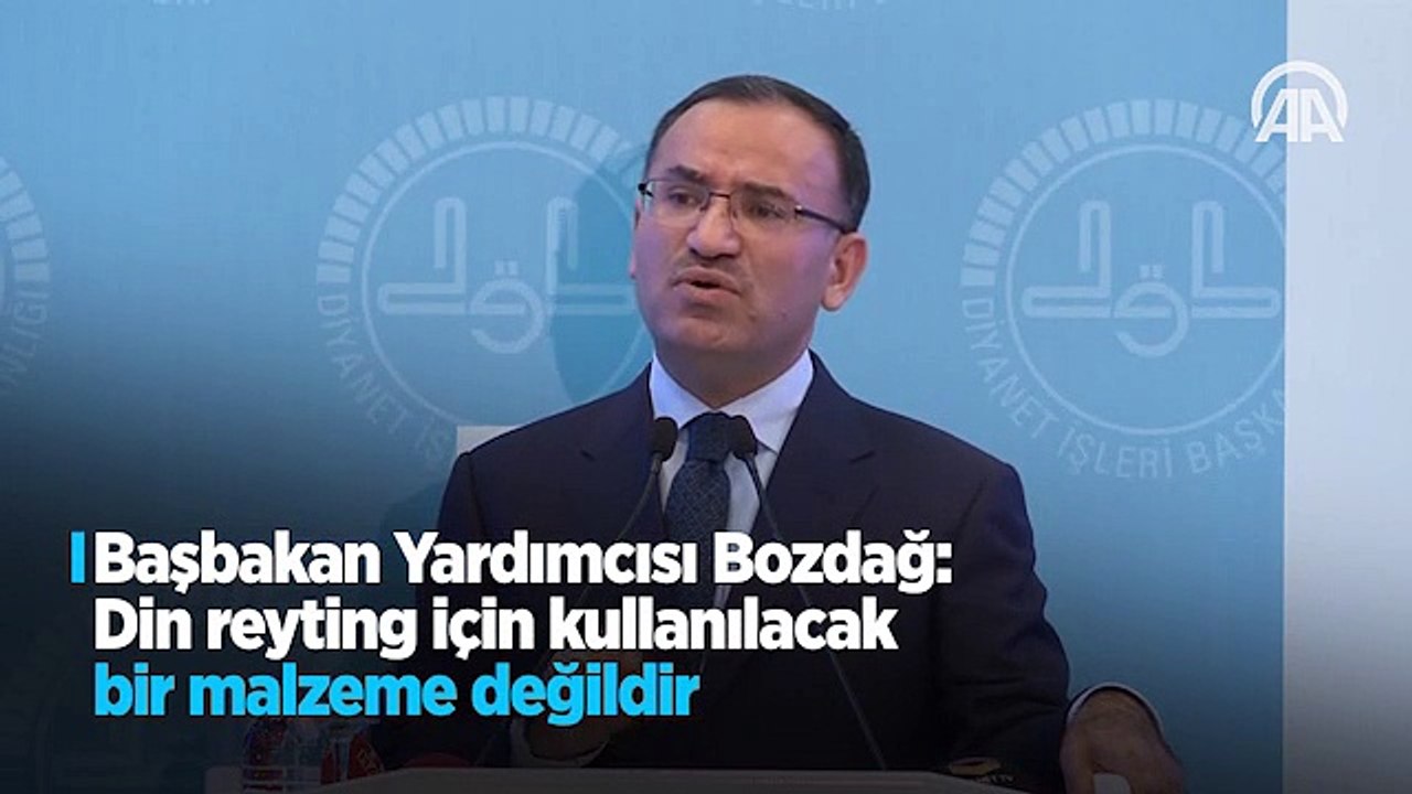 "Din reyting için kullanılacak bir malzeme değildir"
