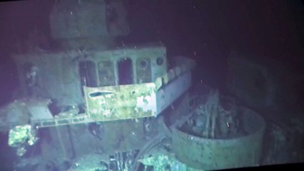 First Footage of USS Johnston - Bridge