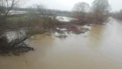 Sağanak nedeniyle yaklaşık 35 bin dönüm tarım arazisi su altında kaldı