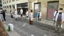 Son dakika haber | Madrid'de doktorlar son 1 yılda 15. kez eylem yaptı