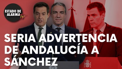 Seria advertencia de la Junta de Andalucía a Sánchez: “El salvavidas antes de ahogarse”