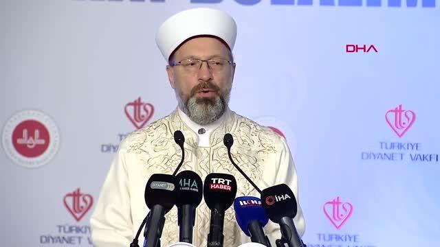 Son dakika haberleri! ANKARA Diyanet İşleri Başkanı Erbaş: Teravih namazının evde kılınması kararı aldık