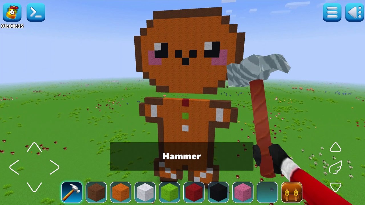 Custom item: Gingerbread Man #2 || Realmcraft || #Tutorial​: How to make Gingerbread in minecraft❓