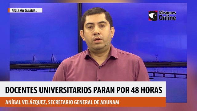 Docentes universitarios paran por 48 horas