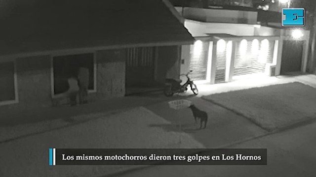 Los mismos motochorros dieron tres golpes en Los Hornos