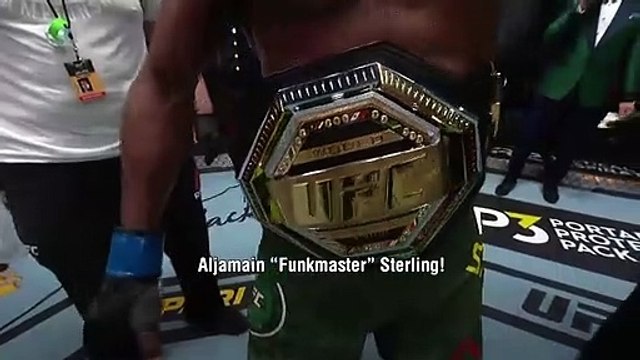 Entrevista pós-luta com Aljamain Sterling | UFC 259