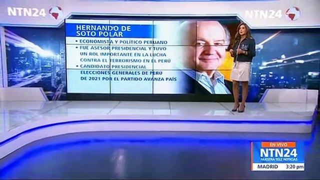 Lescano y Mendoza lideran intención de voto en presidenciales de Perú