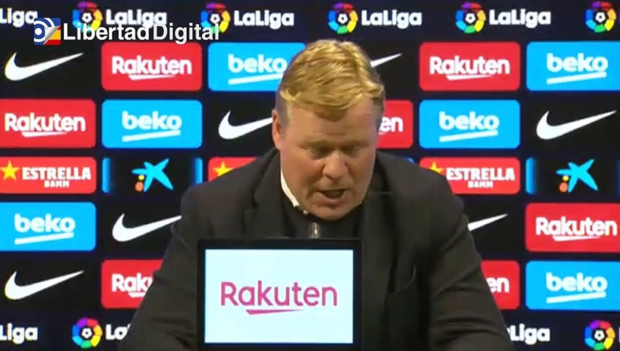 Koeman: "Si era penalti, hemos tenido suerte"