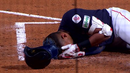 마차도 '헤드샷'에 아찔...'이대호· 한동희' 폭발 / YTN