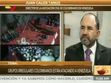 Juan Carlos Tanus: Colombia es un laboratorio de guerra