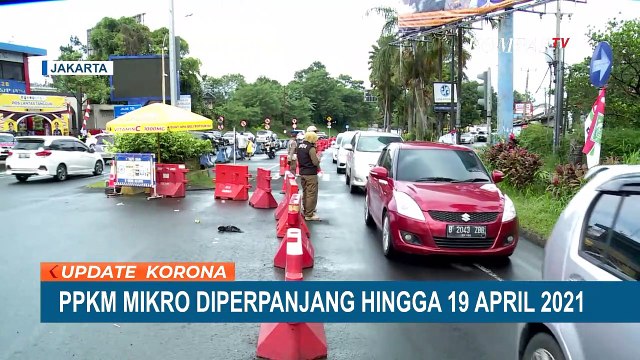 PPKM Mikro DKI Jakarta Diperpanjang hingga 19 April 2021