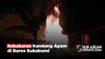 Kebakaran Kandang Ayam di Baros Sukabumi