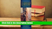 Leadership: In Turbulent Times  For Kindle