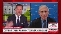 El siniestro Dr. Fauci no sabe qué decir cuando le preguntan sobre la caída de contagios en Texas tras acabar con las restricciones y las mascarillas: 