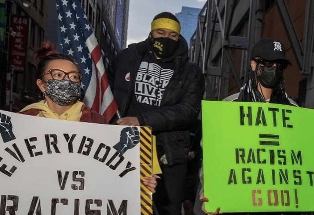 Rihanna Marched at a Stop Asian Hate Rally in N.Y.C.
