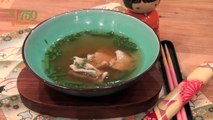 Soupe au miso au porc et aux haricots verts