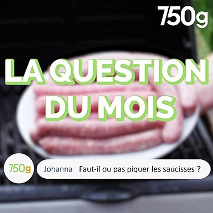 Fautil piquer les saucisses avant cuisson ? Vidéo Dailymotion