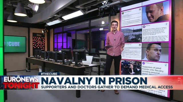 Alexei Navalny: Doctors and supporters of Kremlin critic arrested over prison protest