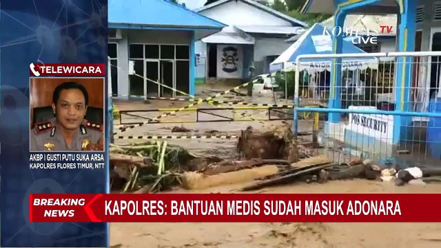 Banjir Bandang Flores Timur Sudah Surut