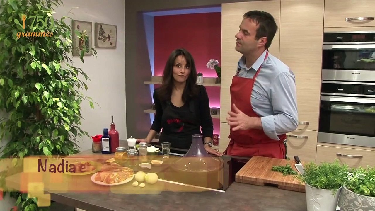 Tajine de poulet aux olives et citron confit