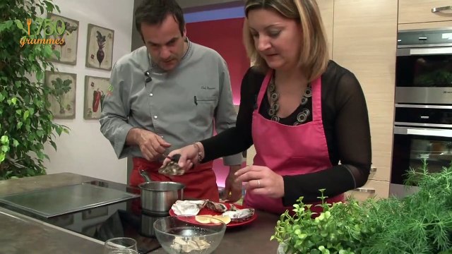 Huîtres chaudes, poireaux, curry