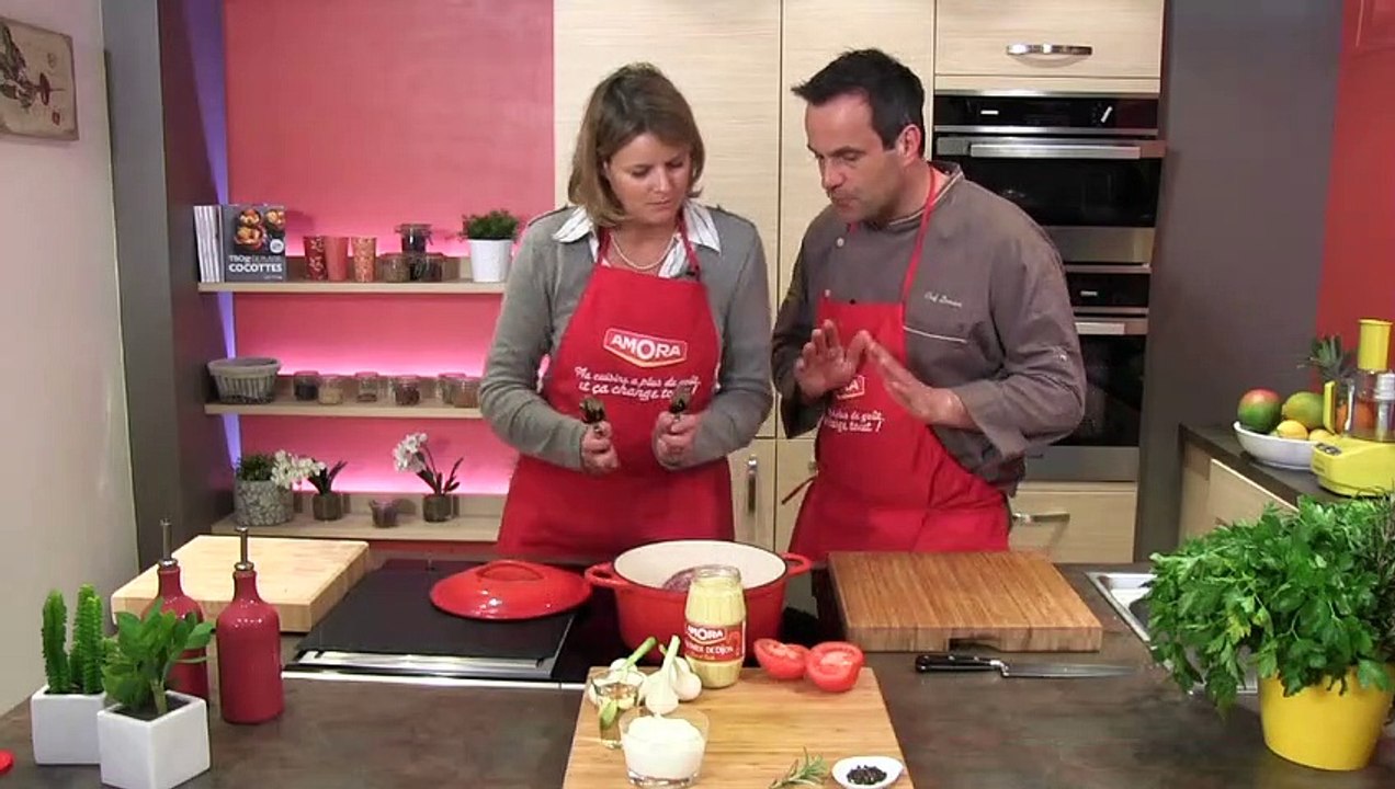 Rôti de porc à la moutarde