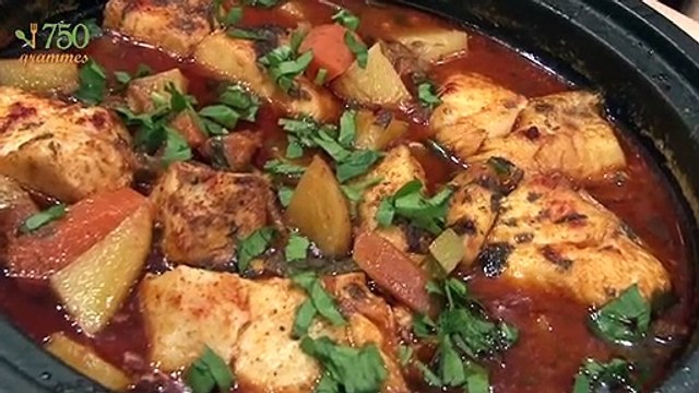 Tajine de poisson aux légumes