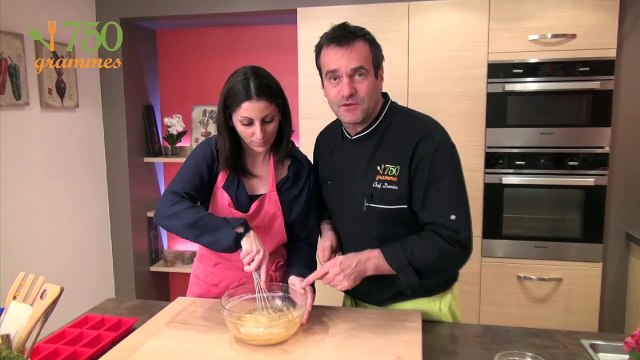 Financiers aux pralines roses
