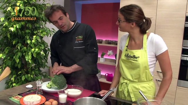 Tarte aux brocolis et Fourme d'Ambert