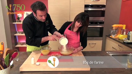 Brownie au chocolat blanc